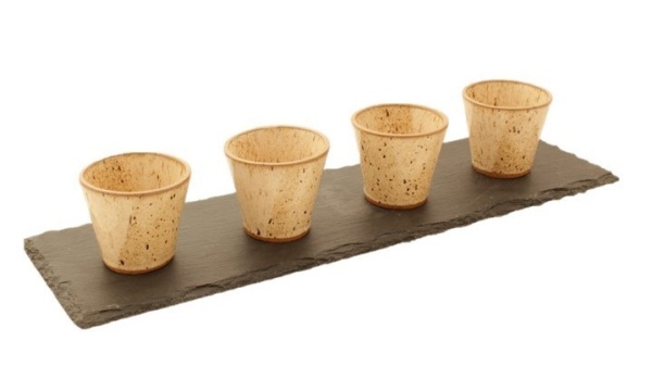 SET VASOS + BANDEJA